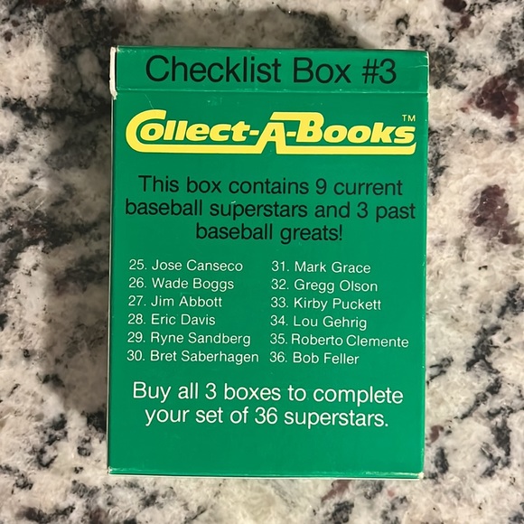 1990 Collect-A-Books Premier Edition Box #3 Series 1 with 12 super stars. - Picture 2 of 5